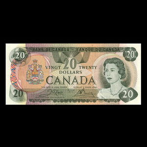 Canada, Banque du Canada, 20 dollars : 1979