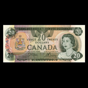 Canada, Banque du Canada, 20 dollars : 1979