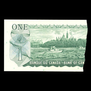 Canada, Banque du Canada, 1 dollar : 1973