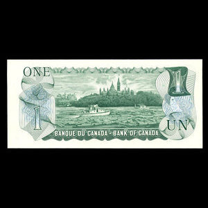 Canada, Banque du Canada, 1 dollar : 1973