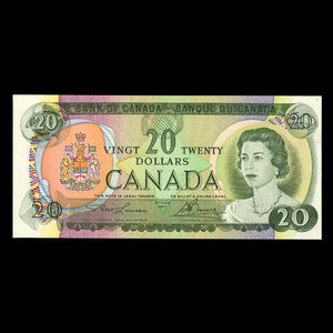 Canada, Banque du Canada, 20 dollars : 1969