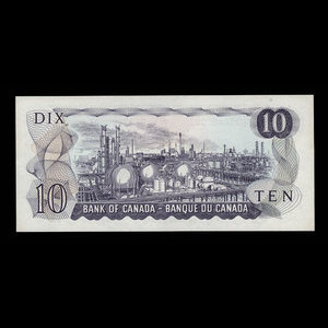 Canada, Banque du Canada, 10 dollars : 1971