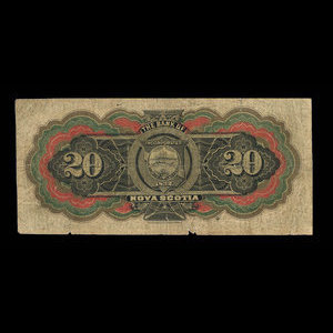 Canada, Banque Nouvelle-Écosse, 20 dollars : 1 février 1918