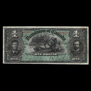 Canada, Dominion du Canada, 1 dollar : 2 juillet 1897