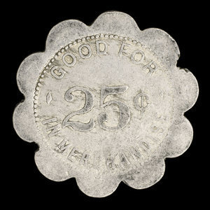 Canada, Raymond Mercantile Co. Ltd., 25 cents : 15 septembre 1944