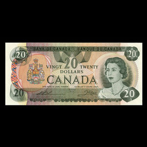 Canada, Banque du Canada, 20 dollars : 1979