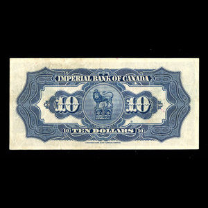 Canada, Imperial Bank of Canada, 10 dollars : 1 novembre 1934