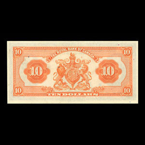 Canada, Banque Royale du Canada, 10 dollars : 2 janvier 1935