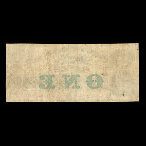 Canada, Union Bank of Newfoundland, 1 livre(anglaise) : 1 mai 1880