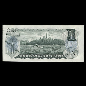 Canada, Banque du Canada, 1 dollar : 1973