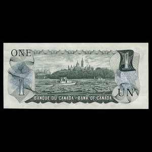 Canada, Banque du Canada, 1 dollar : 1973