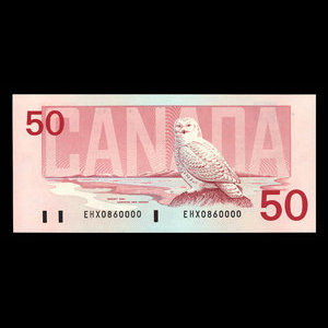 Canada, Banque du Canada, 50 dollars : 1988