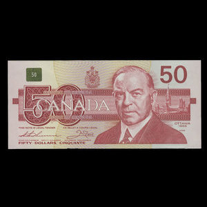 Canada, Banque du Canada, 50 dollars : 1988