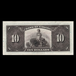 Canada, Banque du Canada, 10 dollars : 1935