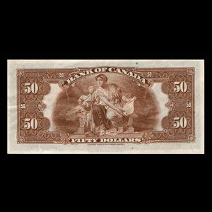 Canada, Banque du Canada, 50 dollars : 1935