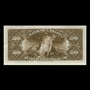 Canada, Banque du Canada, 500 dollars : 1935