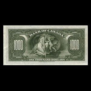 Canada, Banque du Canada, 1,000 dollars : 1935