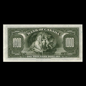 Canada, Banque du Canada, 1,000 dollars : 1935