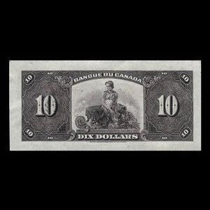 Canada, Banque du Canada, 10 dollars : 1935