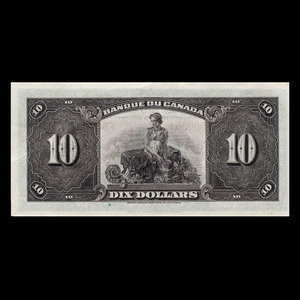 Canada, Banque du Canada, 10 dollars : 1935