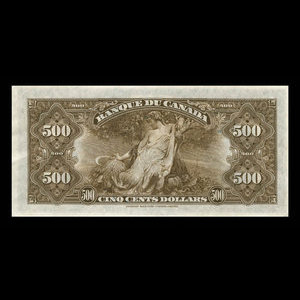 Canada, Banque du Canada, 500 dollars : 1935