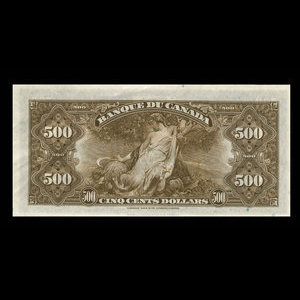 Canada, Banque du Canada, 500 dollars : 1935