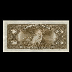 Canada, Banque du Canada, 500 dollars : 1935