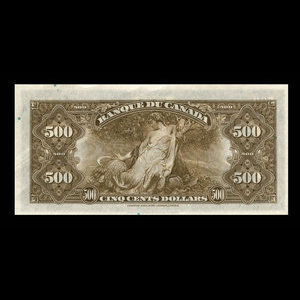 Canada, Banque du Canada, 500 dollars : 1935