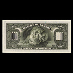 Canada, Banque du Canada, 1,000 dollars : 1935