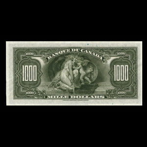 Canada, Banque du Canada, 1,000 dollars : 1935