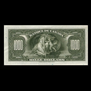 Canada, Banque du Canada, 1,000 dollars : 1935