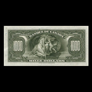 Canada, Banque du Canada, 1,000 dollars : 1935