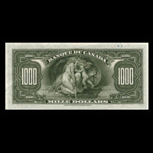 Canada, Banque du Canada, 1,000 dollars : 1935