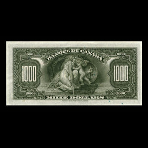 Canada, Banque du Canada, 1,000 dollars : 1935