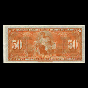 Canada, Banque du Canada, 50 dollars : 2 janvier 1937