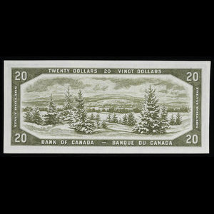 Canada, Banque du Canada, 20 dollars : 1954