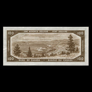 Canada, Banque du Canada, 100 dollars : 1954