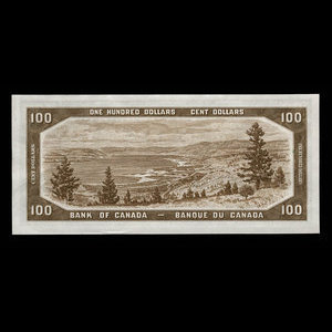 Canada, Banque du Canada, 100 dollars : 1954