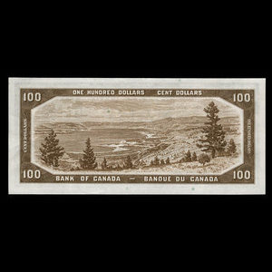 Canada, Banque du Canada, 100 dollars : 1954