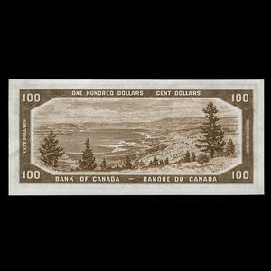 Canada, Banque du Canada, 100 dollars : 1954