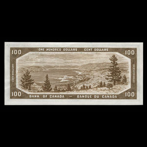 Canada, Banque du Canada, 100 dollars : 1954