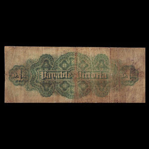 Canada, Dominion du Canada, 1 dollar : 1 juillet 1870