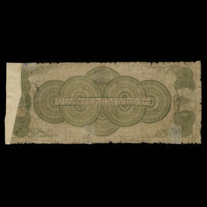 Canada, Commercial Bank of New Brunswick, 1 livre(anglaise) : 8 mai 1842