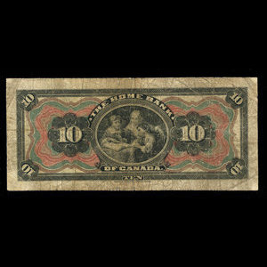 Canada, Home Bank of Canada, 10 dollars : 1 mars 1904