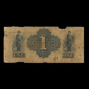 Canada, Banque du Peuple (People's Bank), 1 dollar : 1 mars 1850