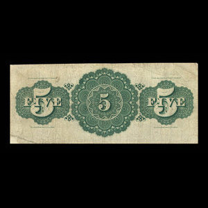 Canada, St. Stephen's Bank, 5 dollars : 2 janvier 1903