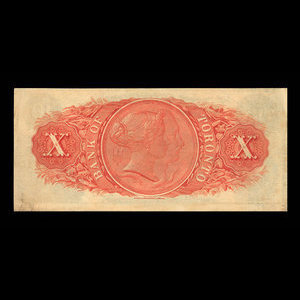 Canada, Bank of Toronto (The), 10 dollars : 1 février 1912