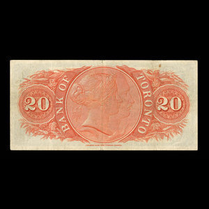 Canada, Bank of Toronto (The), 20 dollars : 2 janvier 1935