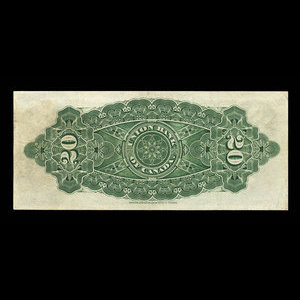 Canada, Union Bank of Canada (The), 20 dollars : 1 juillet 1912