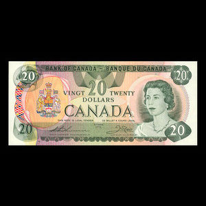 Canada, Banque du Canada, 20 dollars : 1979